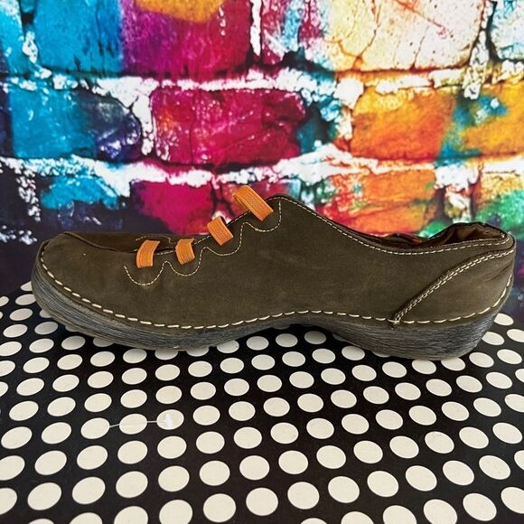 Spring Step Prestigious Slip-On Shoes Green Orange US 6.5-7 EU 37 - Picture 9 of 11